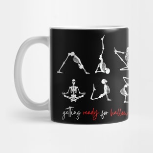 skeleton yoga Mug